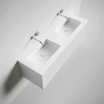 Copenhagen Chic 160D - Corian® Matt White
