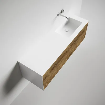 Copenhagen Chic 160R - Corian® Raw Wild Oak