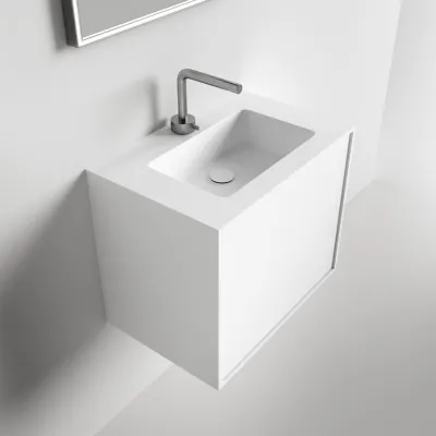 Compact Waterproof 60x40 - Vaskeskap, Mathvid SolidTec®