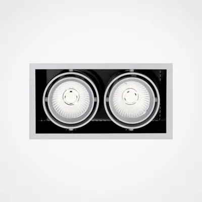 Exsite 2 LED - 245x130 mm, inkl. driver og lyskilde, hvit