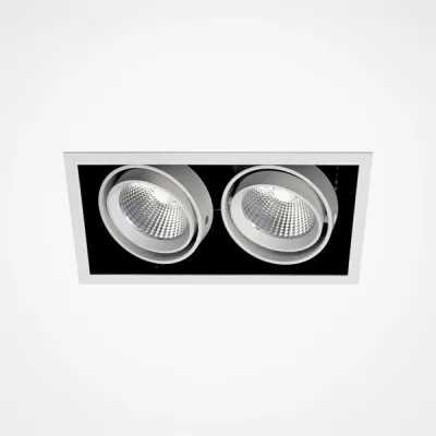 Exsite 2 LED - 245x130 mm, inkl. driver og lyskilde, hvit