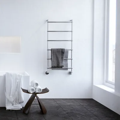 Vetro DeLuxe 442/6 - Vannbasert håndkletørker, krom