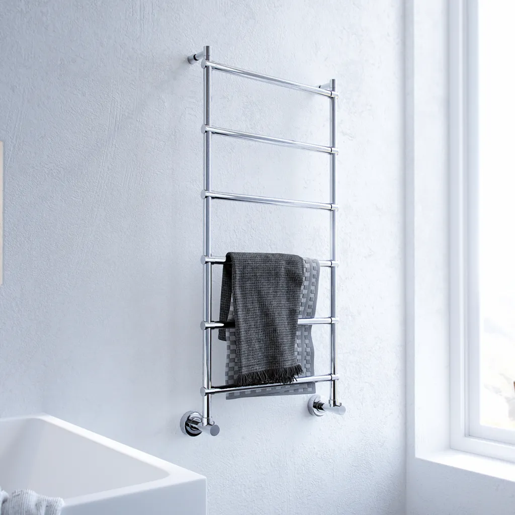 Vetro DeLuxe 442/6 - Vannbasert håndkletørker, krom