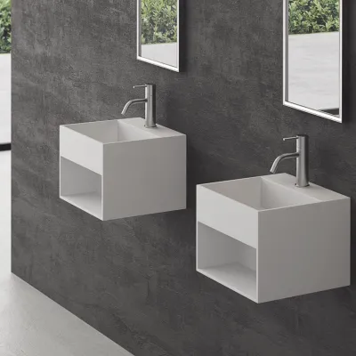 Boxo 33 - 33x33 Servant med oppbevaring, Mathvid SolidTec®