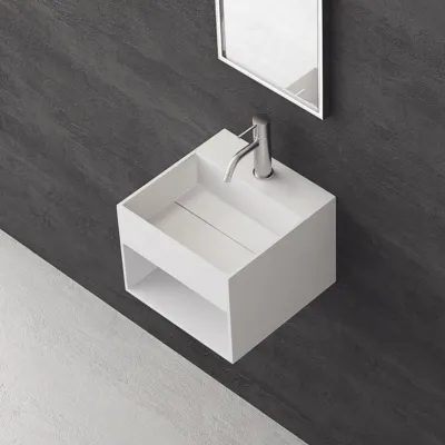 Boxo 33 - 33x33 Servant med oppbevaring, Mathvid SolidTec®