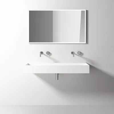 Contract 120 - 120x40 cm Servant, Matt Hvit SolidTec®
