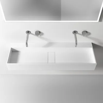 Contract 120 - 120x40 cm Servant, Matt Hvit SolidTec®