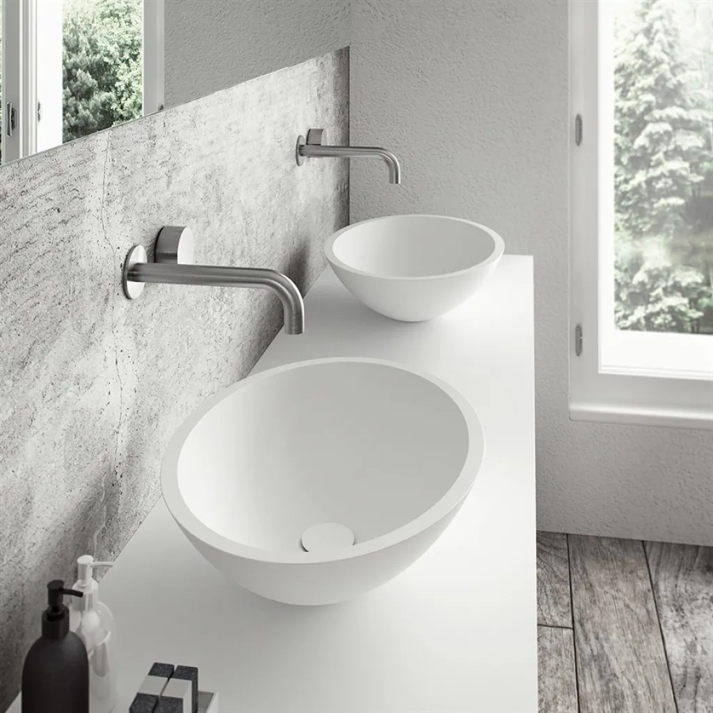 Spoon 52 - 52x38 Servant, Matt hvit SolidTec®