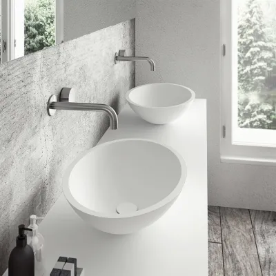 Spoon 52 - 52x38 Servant, Matt hvit SolidTec®