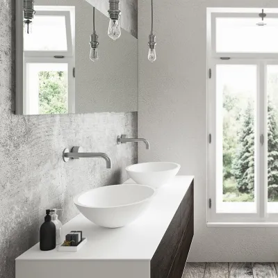 Spoon 52 - 52x38 Servant, Matt hvit SolidTec®
