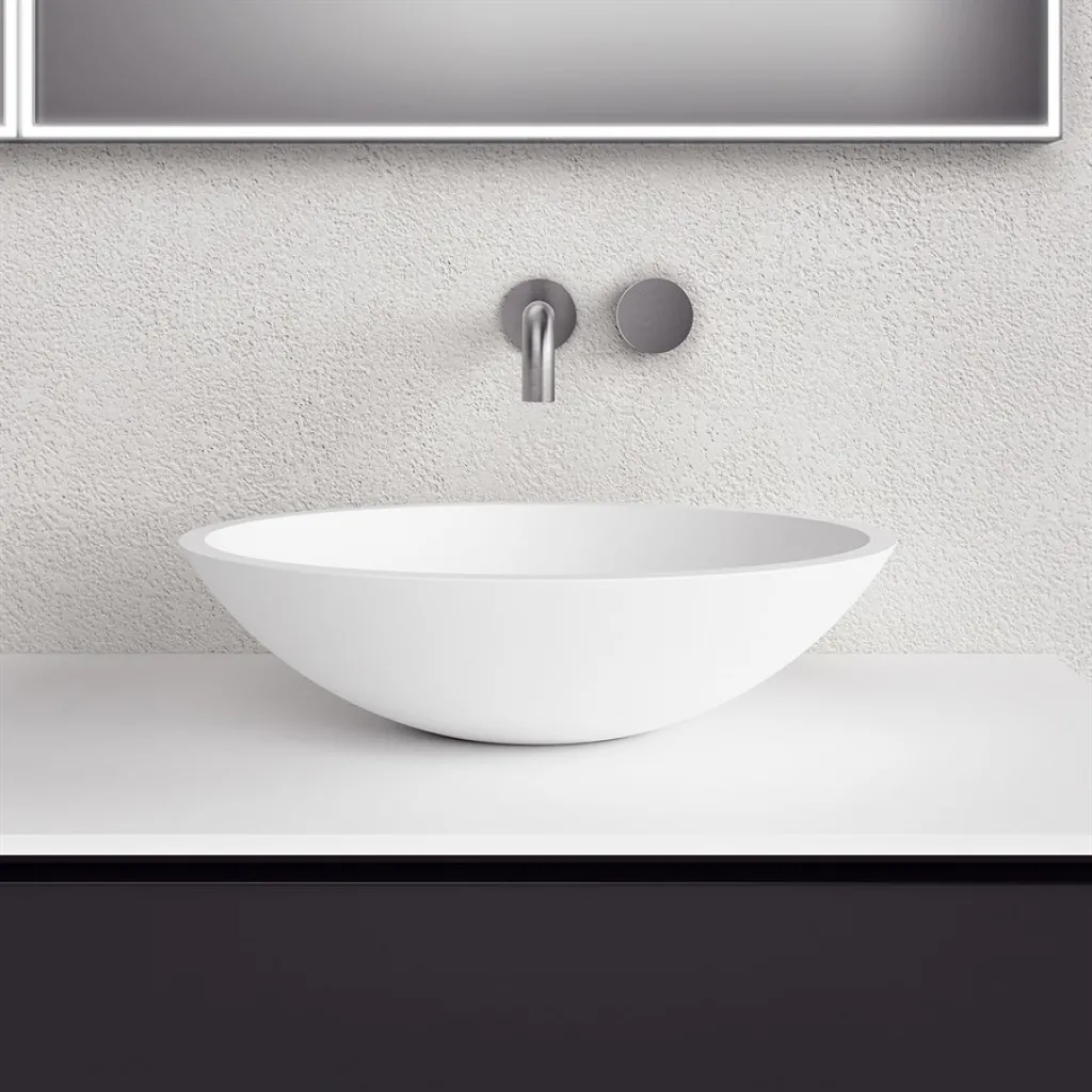 Spoon 52 - 52x38 Servant, Matt hvit SolidTec®