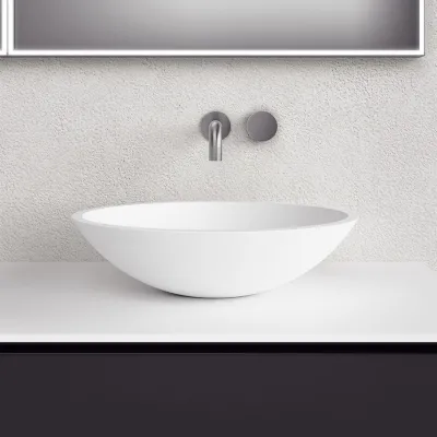 Spoon 52 - 52x38 Massiv Matt White SolidTec®