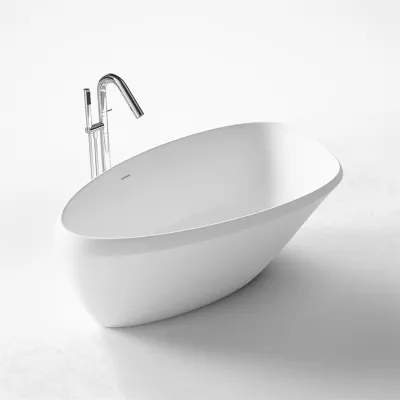 Spazio 192 - Badekar 192x110, Solid Matt White SolidTec®