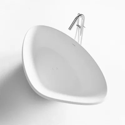Spazio 192 - Badekar 192x110, Solid Matt White SolidTec®