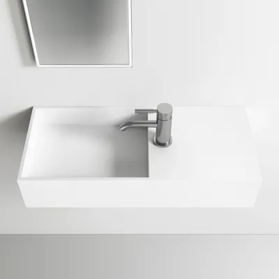 Kubo Inside 75L - 75x32,5 Massiv Matt Hvit SolidTec®