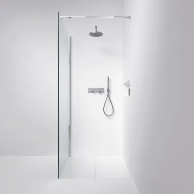 Minimalism M90W - Dusjvegg 8 mm, 87,5x200h, Easy Clean