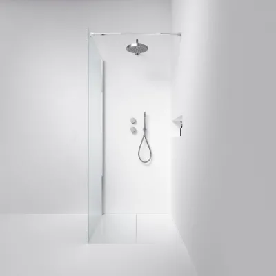 Minimalism M100W - Dusjvegg 8 mm, 97,5 x 200h, Easy Clean