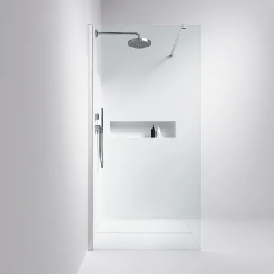 Minimalism M100W - Dusjvegg 8 mm, 97,5 x 200h, Easy Clean