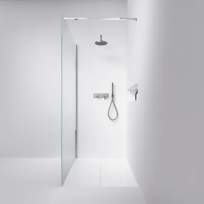 Minimalism M120W - Dusjvegg 8 mm, 117,5 x 200h, Easy Clean