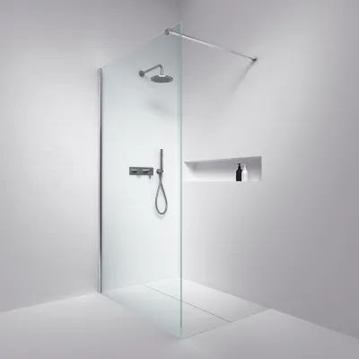 Minimalism M120W - Dusjvegg 8 mm, 117,5 x 200h, Easy Clean