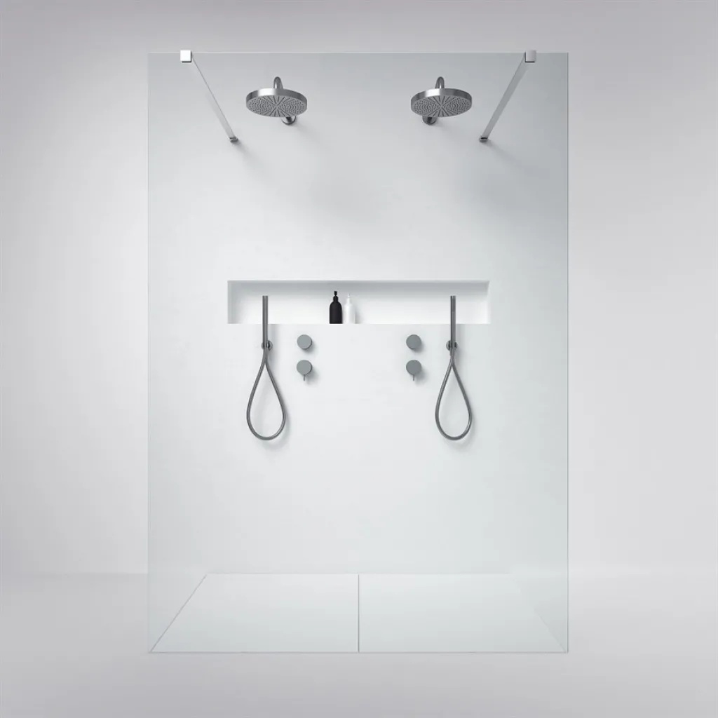 Minimalism M140DA - Dusjvegg 8mm, 140x200h, Easy Clean