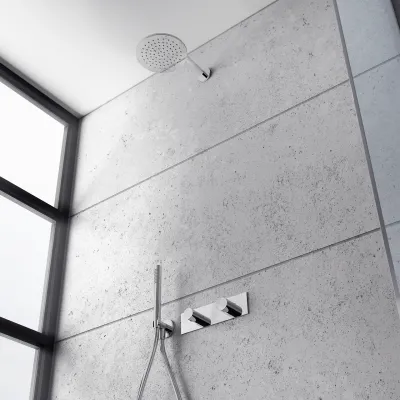 Nostromo A12 Rain DeLuxe - Ø20 Termostatisk dusjsett, Krom