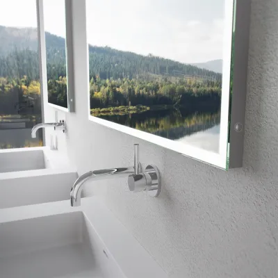 Kubic Light Dimmable 60x60 - LED-speil med fargejustering