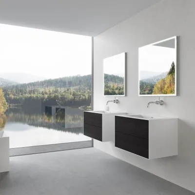 Kubic Light Dimmable 80x80 - LED-speil med fargejustering