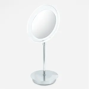 Ezenz - X5 Kosmetik LED lysspejl på fod med Vip krom