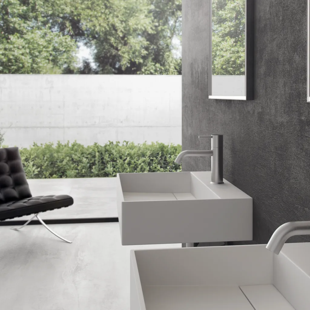 Kubo 60 - 60x40 Servant, Matt hvit SolidTec®