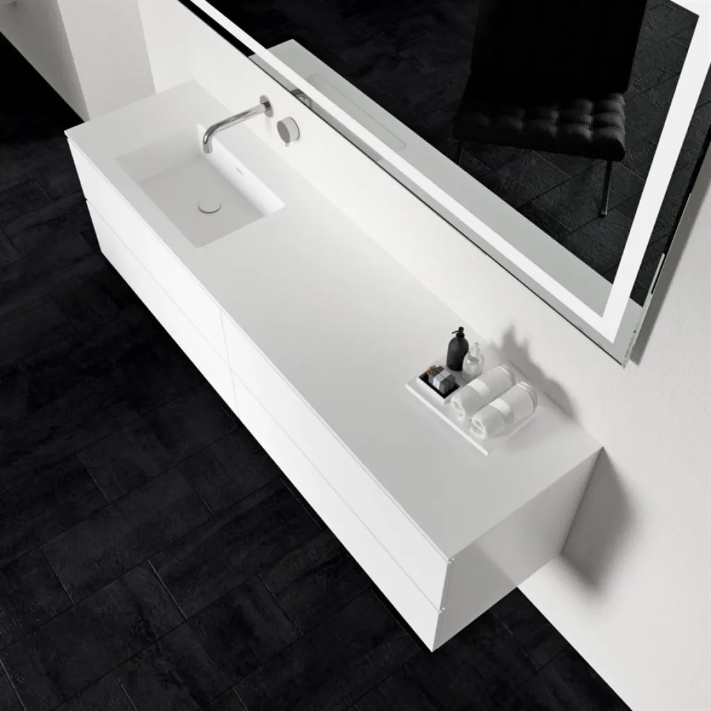 Frontline Soho 180L - 180x46 Matt White