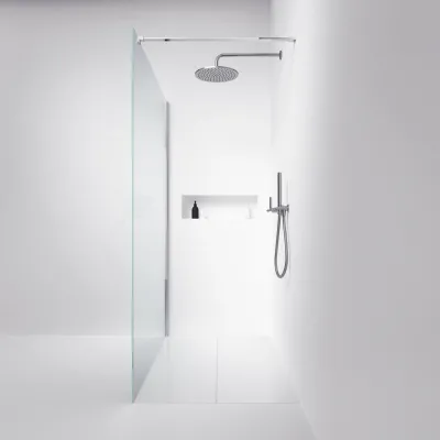 Minimalism M140W - Dusjvegg 8mm, 137,5 x 200h, Easy Clean 