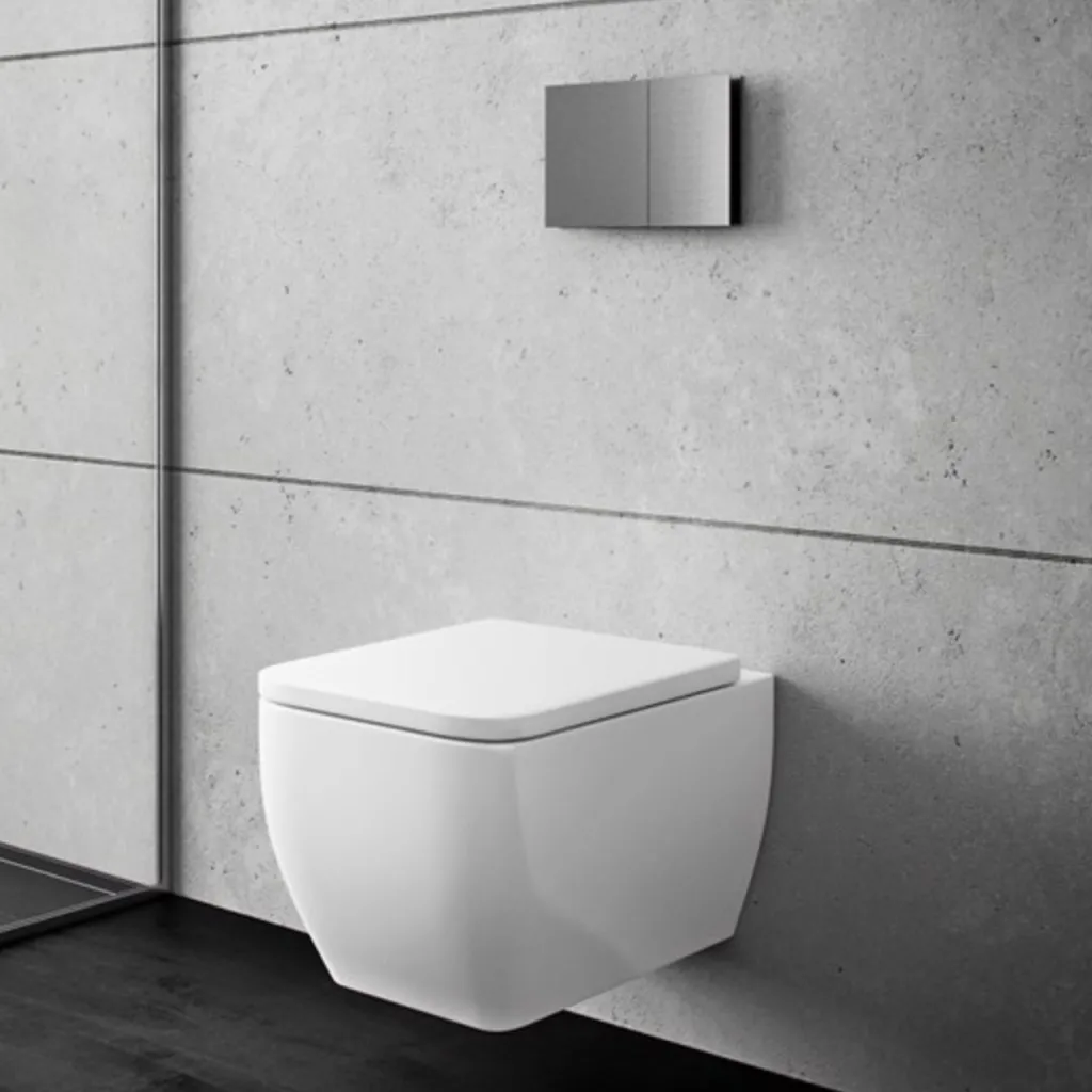 The Class TC18 - 50 cm., Rimless + EasyClean, Hvit