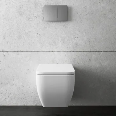 The Class TC18 - 50 cm., Rimless + EasyClean, Hvit