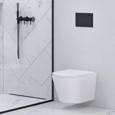 Urban Chic UC18 - 52 cm Rimless + EasyClean, Hvit