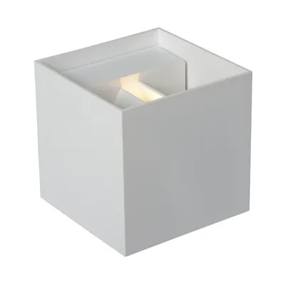 UP&DOWN - LED Vegglampe, 100x100, IP 54, Hvit