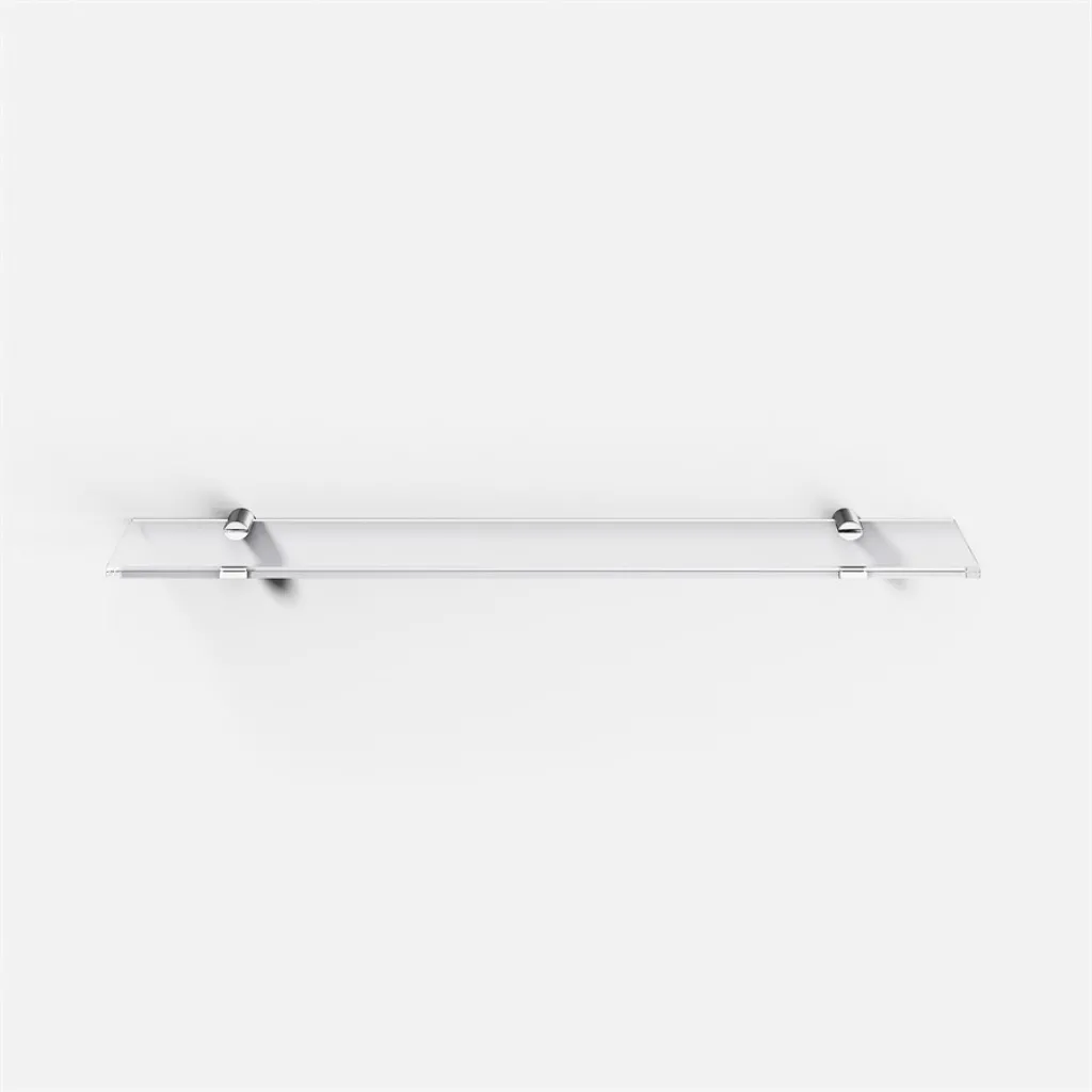 Minimalism M25 - Glashylde m/ 2 stk. holdere Krom