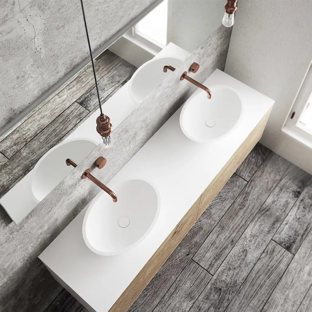 Copenhagen Chic 160 Edition 3 - Corian®, rå vill eik