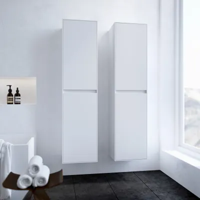 Copenhagen Block BHC4316 - 40x35x160 cm høyskap, matt hvit