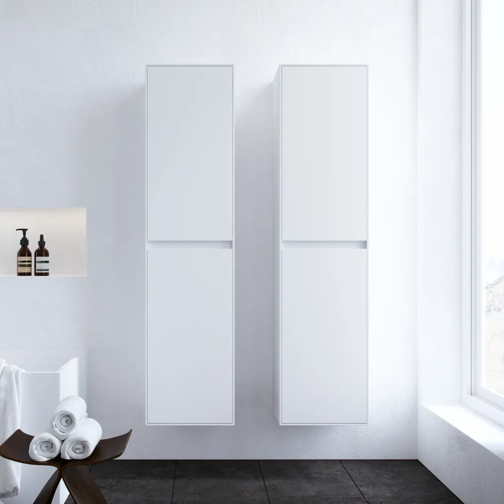 Copenhagen Block BHC4316 - 40x35x160 cm høyskap, matt hvit