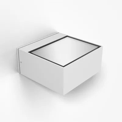 BLOX 1 - 24W LED-vegglampe, matt hvit