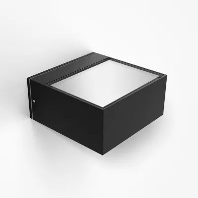 BLOX 1 - 24W LED-vegglampe, matt svart