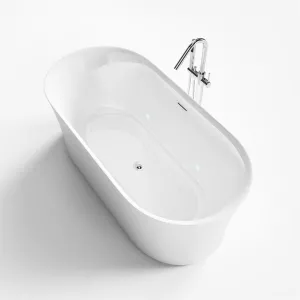Curio Spa 170 - Velvære Spa badekar 170x80 cm, Blank hvit