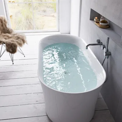 Curio Spa 170 - Velvære Spa badekar 170x80 cm, Blank hvit