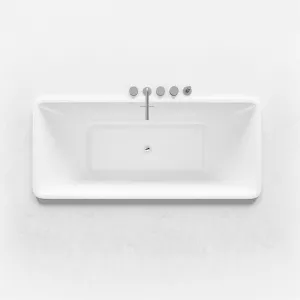 Pulcher Code 1700 - Innebygget badekar 170x75 cm, Blank Hvit