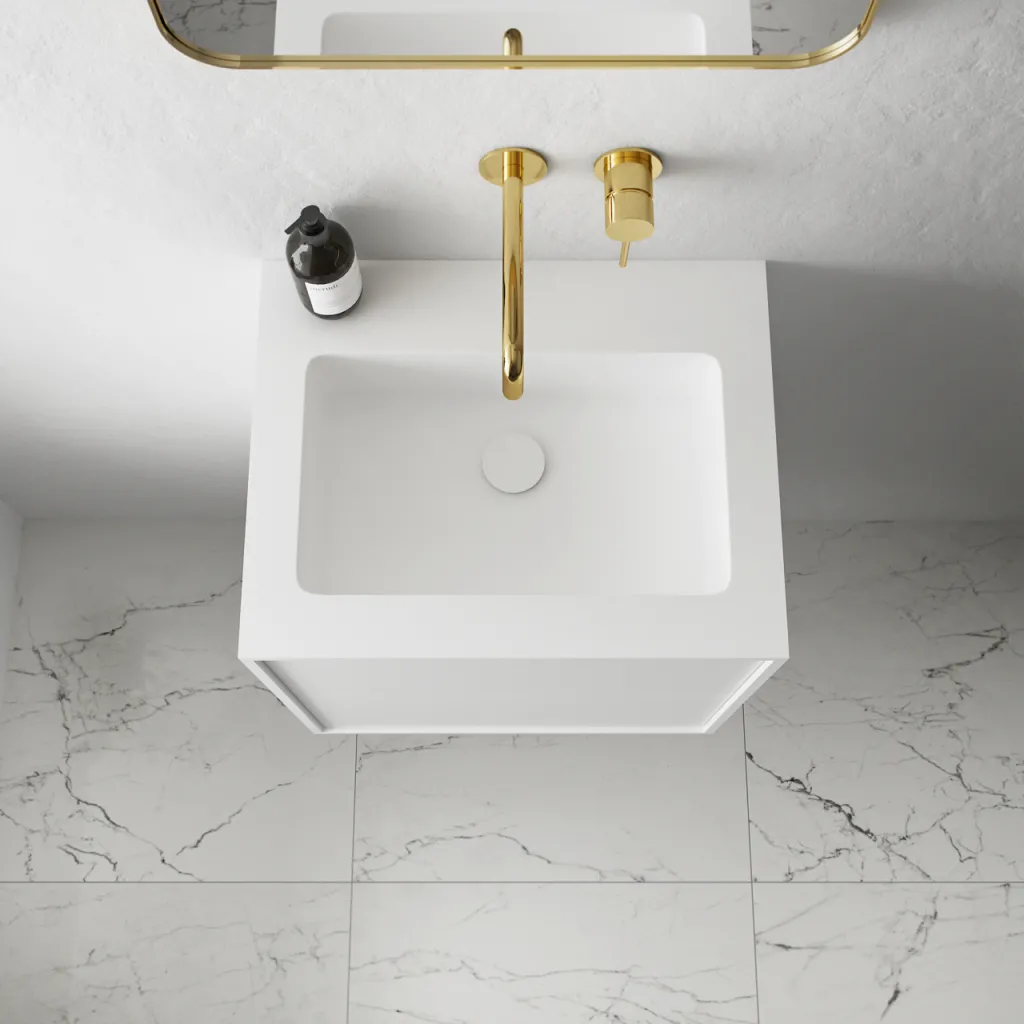 Compact 2 Waterproof 50X40 - Vaskeskap, Mathvid SolidTec®