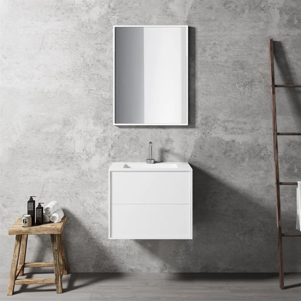 Compact 2 Waterproof 60x40 - Vaskeskap, Mathvid SolidTec®