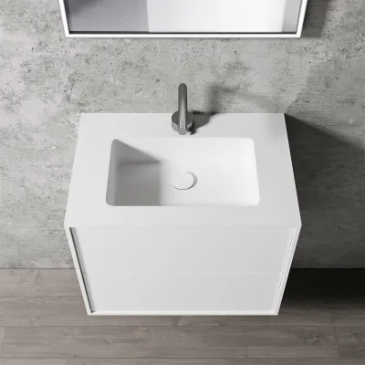 Compact 2 Waterproof 60x40 - Vaskeskap, Mathvid SolidTec®