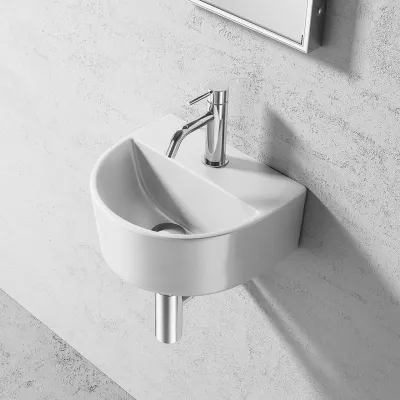 Tara 320 - 30x26 cm Hvit porselensvask