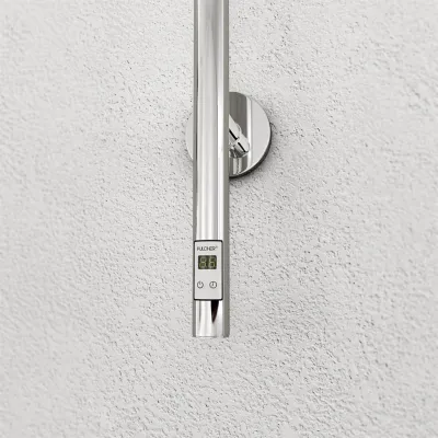 Pulcher® Style PS14 - Elektrisk håndkletørker m/timer, krom